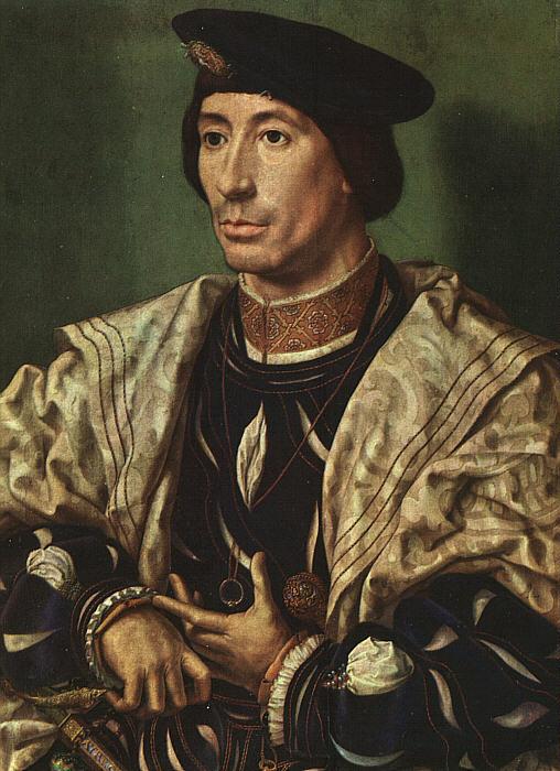 Jan Gossaert Mabuse Portrait of Baudouin of Burgundy a